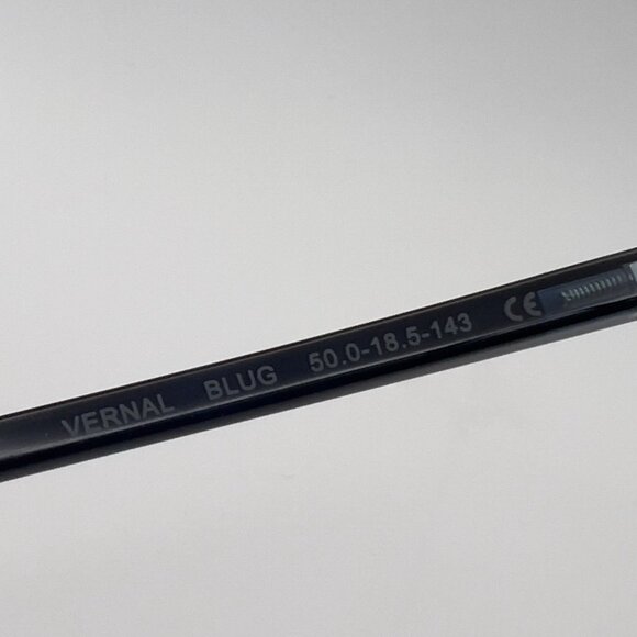 B.e Bio Eyes Vernal BLUG Full Eyeglass Frames Round Key Blue Black 50-18.5-143 - Picture 8 of 12